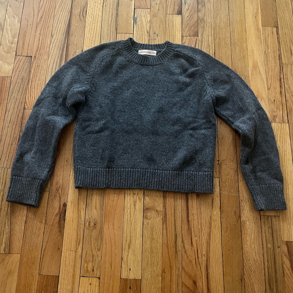&daughter cropped crewneck sweater